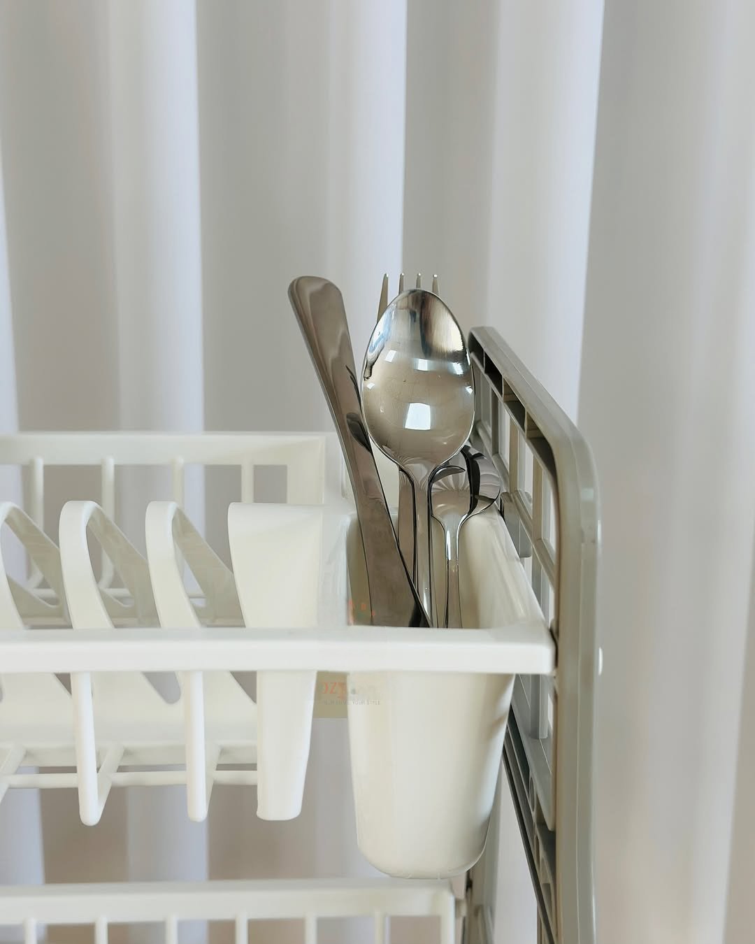 حامل اطباق مع صينية تجفيف - Image 5