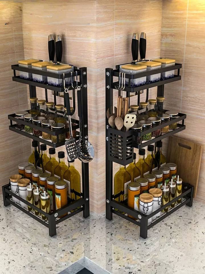 رف مطبخ متعدد الطبقات - عملي وأنيق - Image 5