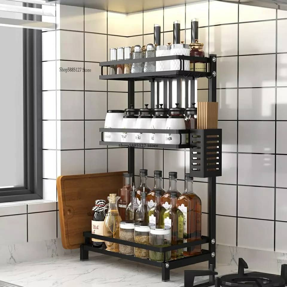 رف مطبخ متعدد الطبقات - عملي وأنيق - Image 3